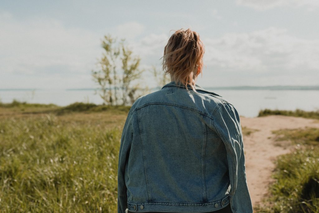 woman on a journey of therapy through self-discovery and personal growth